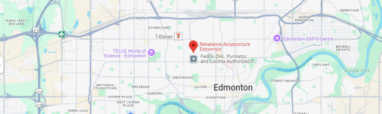 Acupuncture in Edmonton- google map