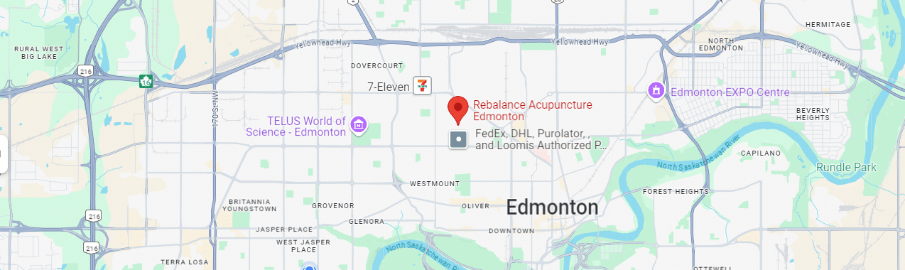 Acupuncture in Edmonton- google map